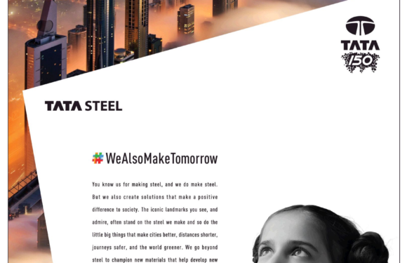 Tata Steels’ new campaign – We Also Make Tomorrow