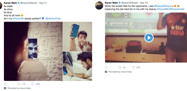Influencers promoting the brand and brands promoting the influencer