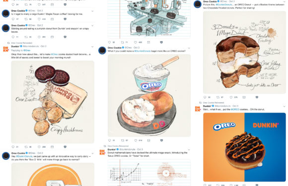 Oreo x Dunkin’ Twitter switch