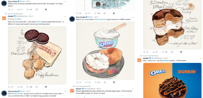 Oreo x Dunkin’ Twitter switch
