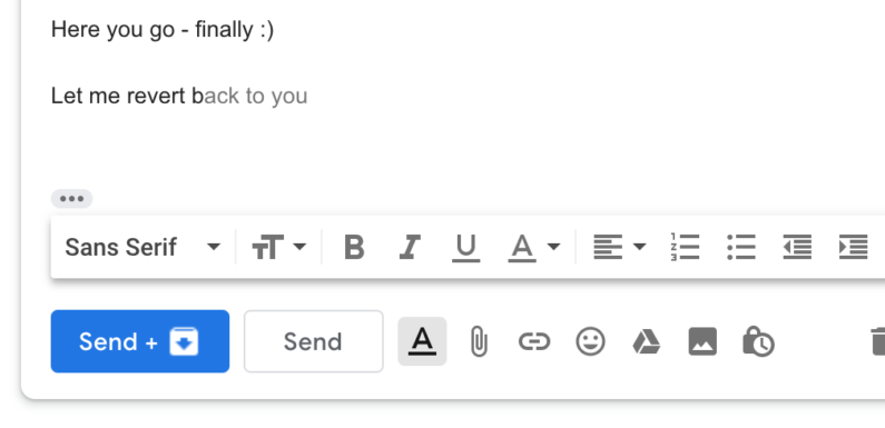 Gmail’s autocomplete legitimizing the Indian-English ‘revert back’ and a parallel to fake news