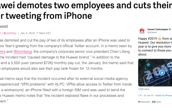 Huawei vs. Cathay Pacific