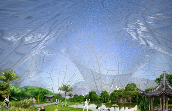 India’s first super premium residential complex built entirely inside a clean air dome!