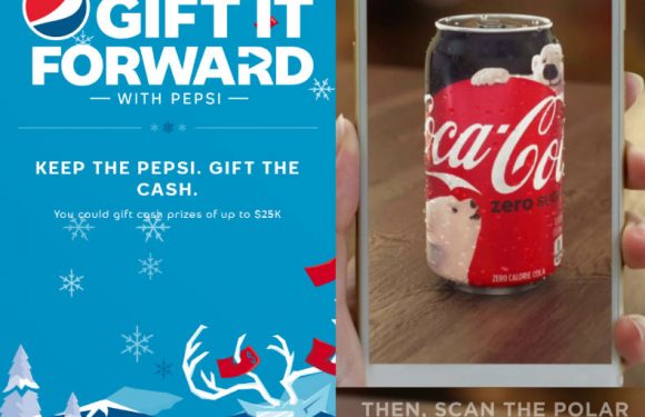 Pepsi and Coca-Cola go mobile, this festive season