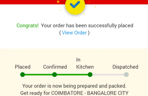 Pongal: ordered in Coimbatore, delivered in Salem