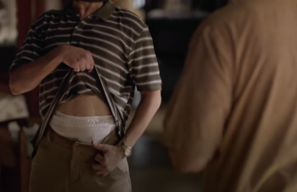 Adult diapers using the sanitary napkin narrative