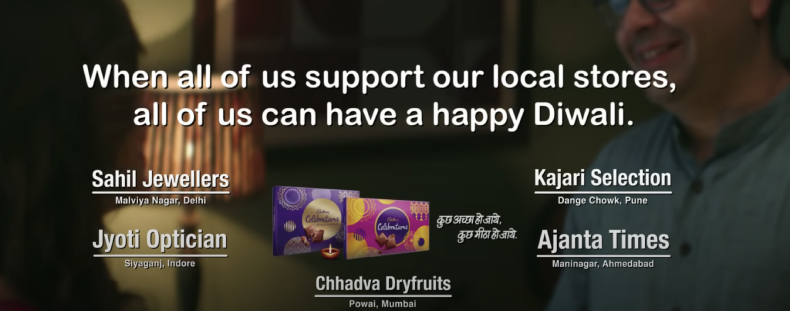 The trouble with that “This is not just a Cadbury ad”