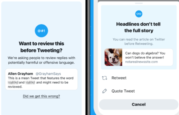 Twitter’s nudges to do the right thing