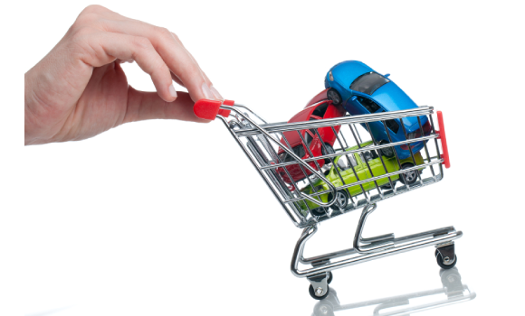 The 24 digital steps out of the total 26 car-buying steps