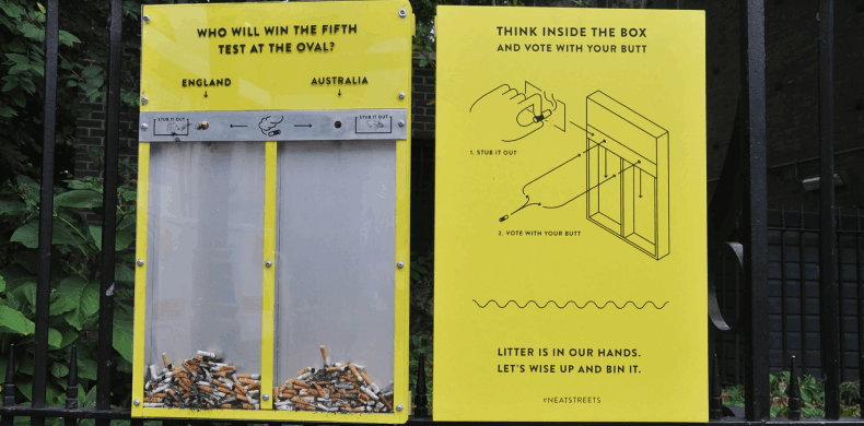 ronaldo messi cigarette bin Thinking inside the box