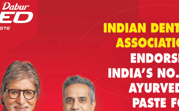Colgate India recommends* Dabur Red toothpaste!